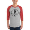 3/4 sleeve raglan shirt - Image 2